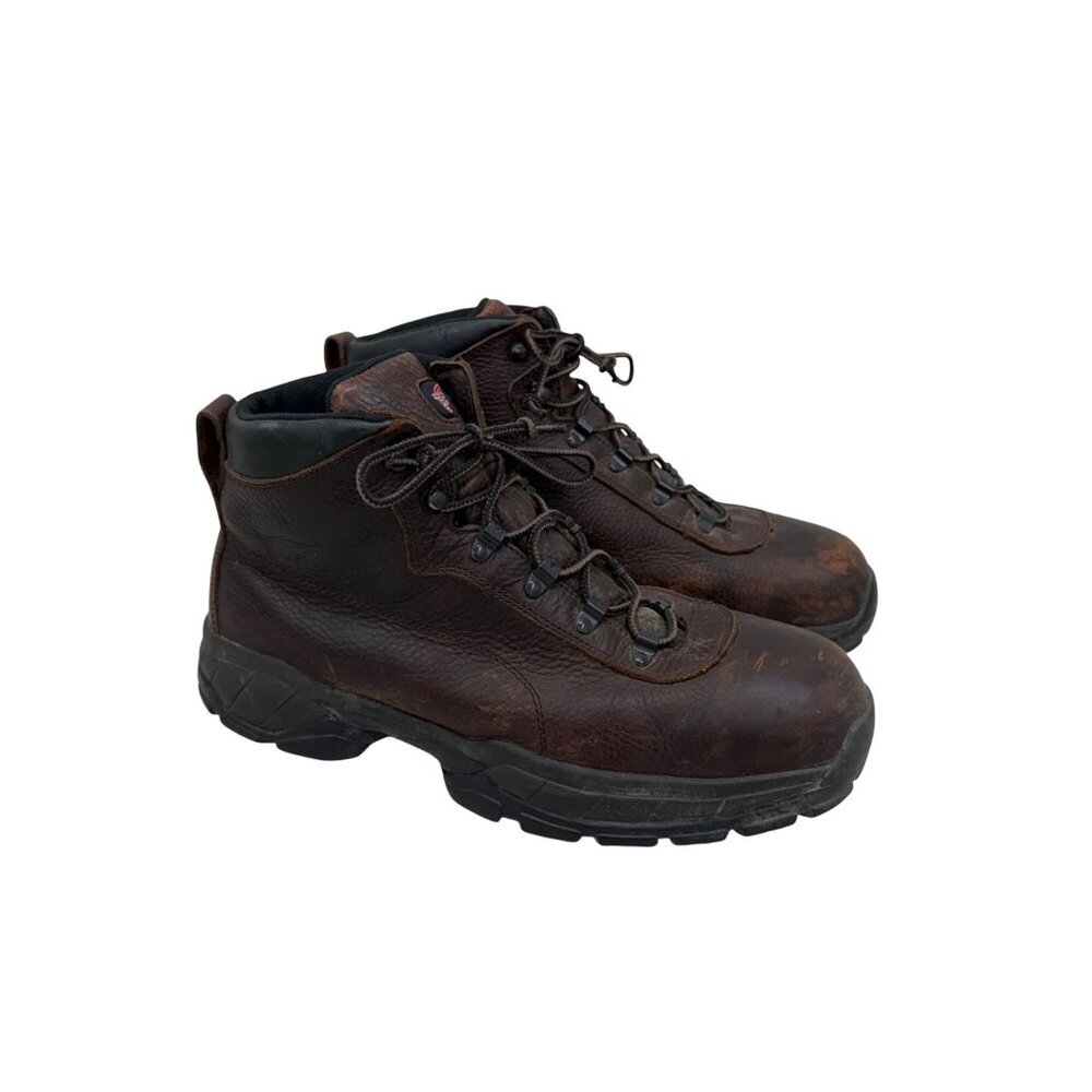 Red Wing 6683 Steel Toe Safety Work Lace Up Leather Boots Shoes Mens size 13 EE
